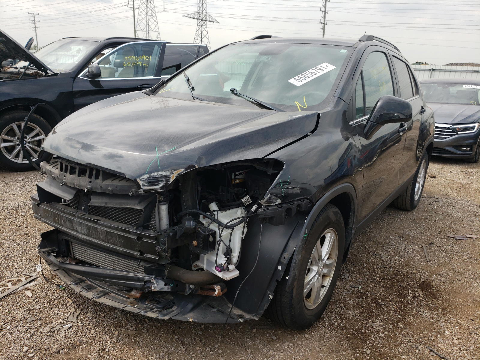 Photo 2 from auction – 2015 CHEVROLET TRAX 1LT with VIN KL7CJLSB2FB240932