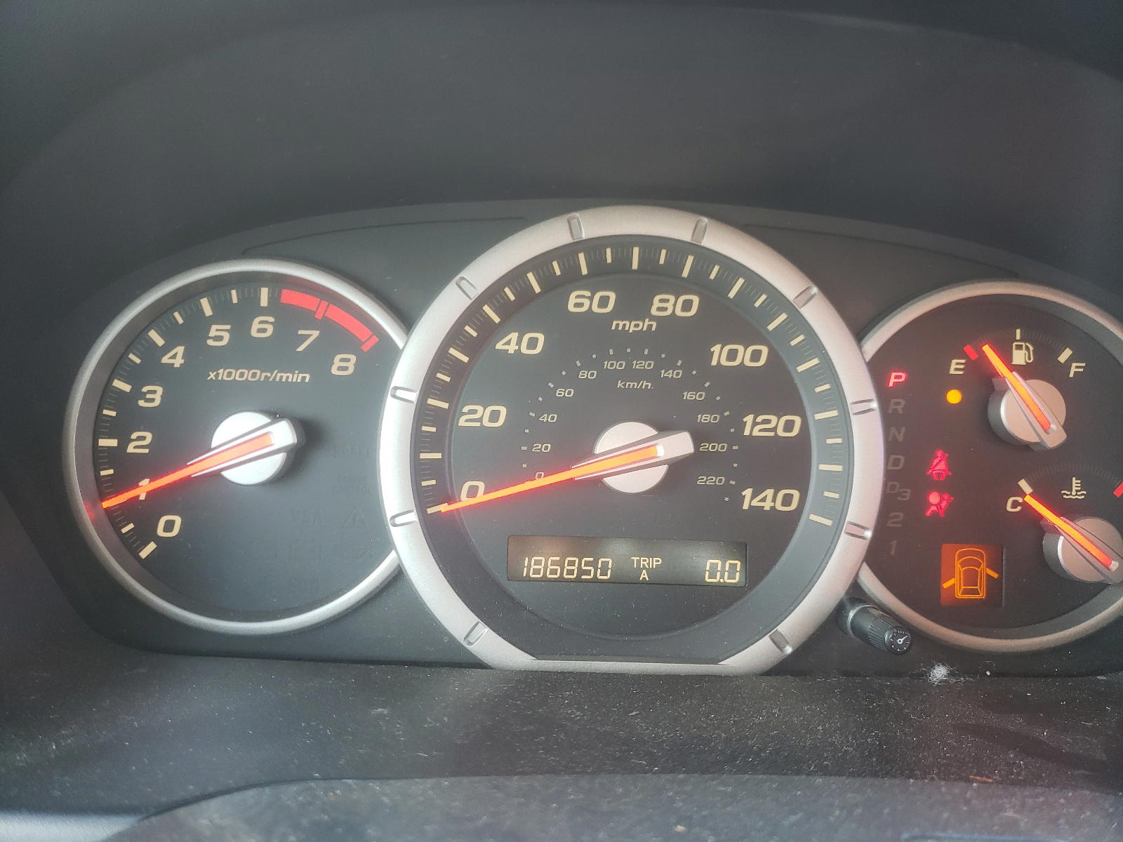 Photo 8 from auction – 2007 HONDA PILOT EXL with VIN 5FNYF28517B014689