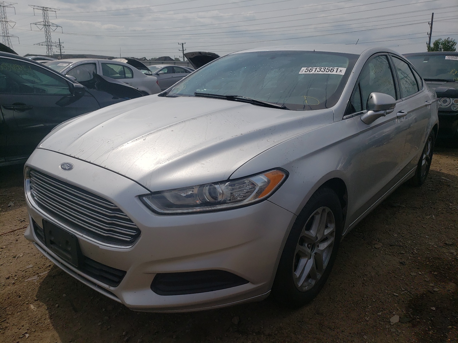 Photo 2 from auction – 2014 FORD FUSION SE with VIN 1FA6P0HD9E5397558