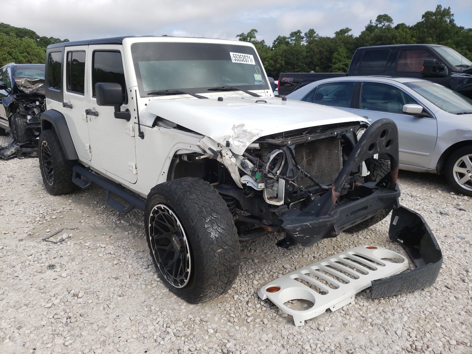 JEEP WRANGLER U 2008 with VIN 1J4GA39178L547778 - Photo from auction