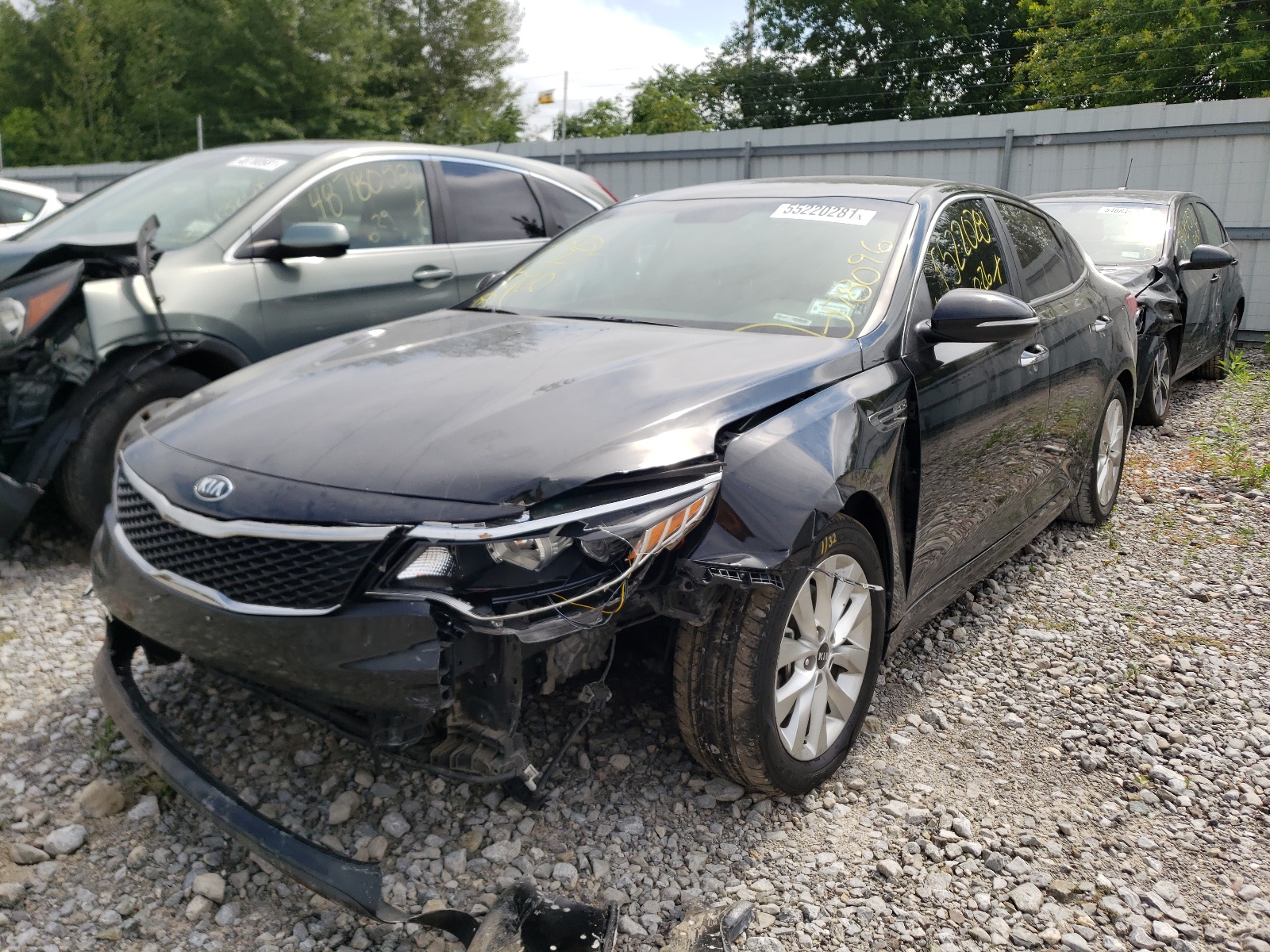 Photo 2 from auction – 2018 KIA OPTIMA LX with VIN 5XXGT4L32JG255106