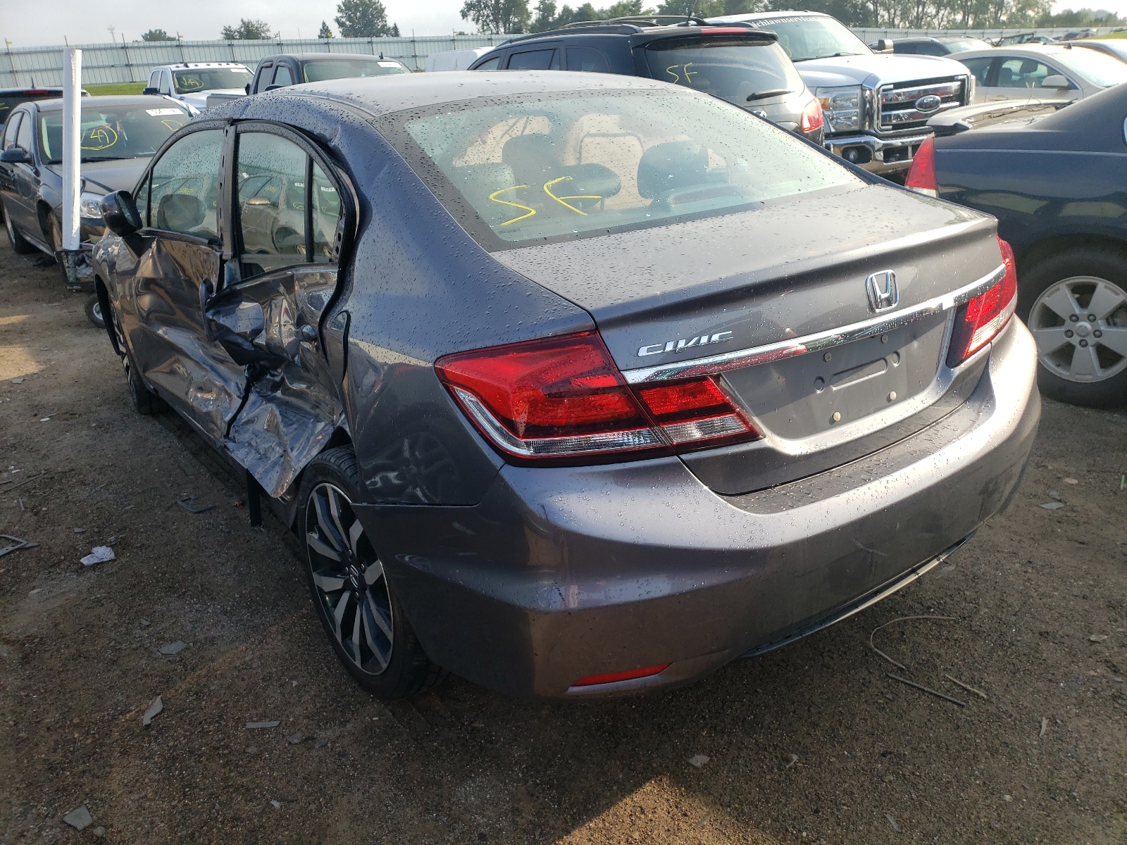Photo 3 from auction – 2015 HONDA CIVIC EXL with VIN 19XFB2F98FE039053