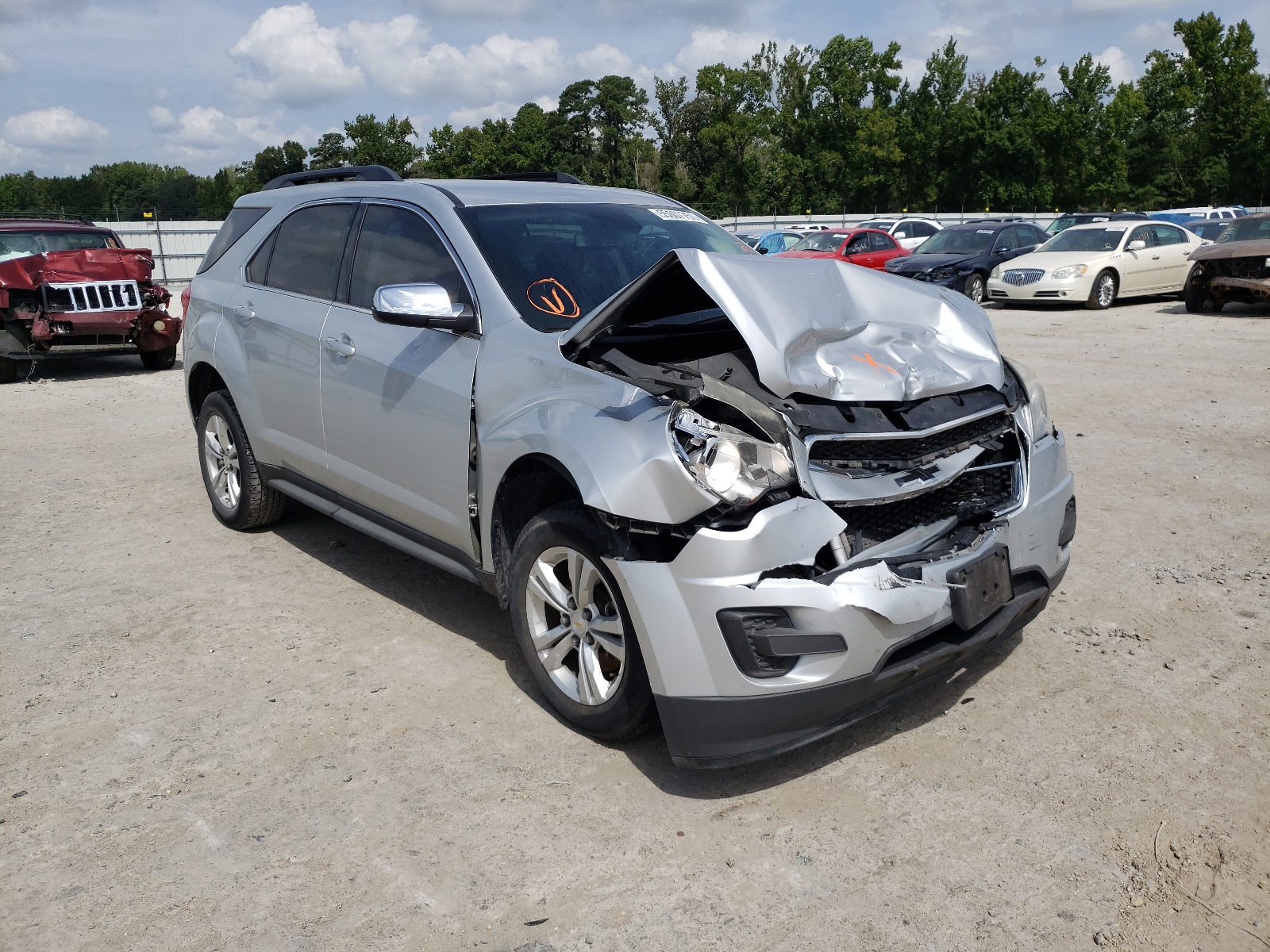 CHEVROLET EQUINOX LT 2014 with VIN 2GNALBEK6E6323606 - Photo from auction