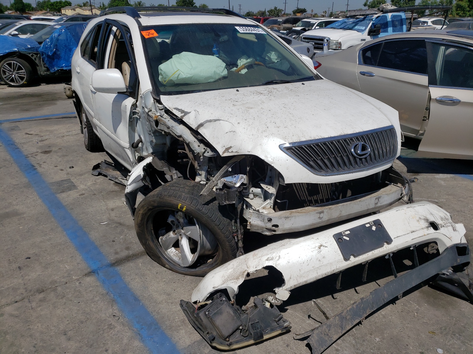 LEXUS RX 330 2005 with VIN 2T2GA31U65C034421 - Photo from auction