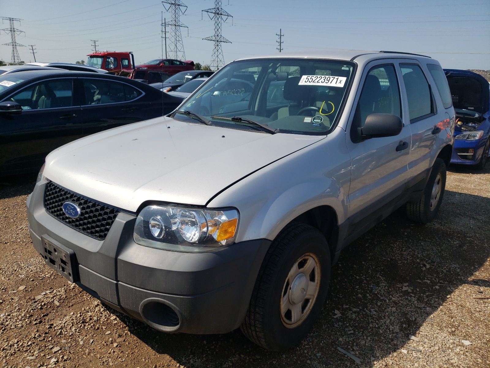 Photo 2 from auction – 2007 FORD ESCAPE XLS with VIN 1FMYU02Z87KB88456