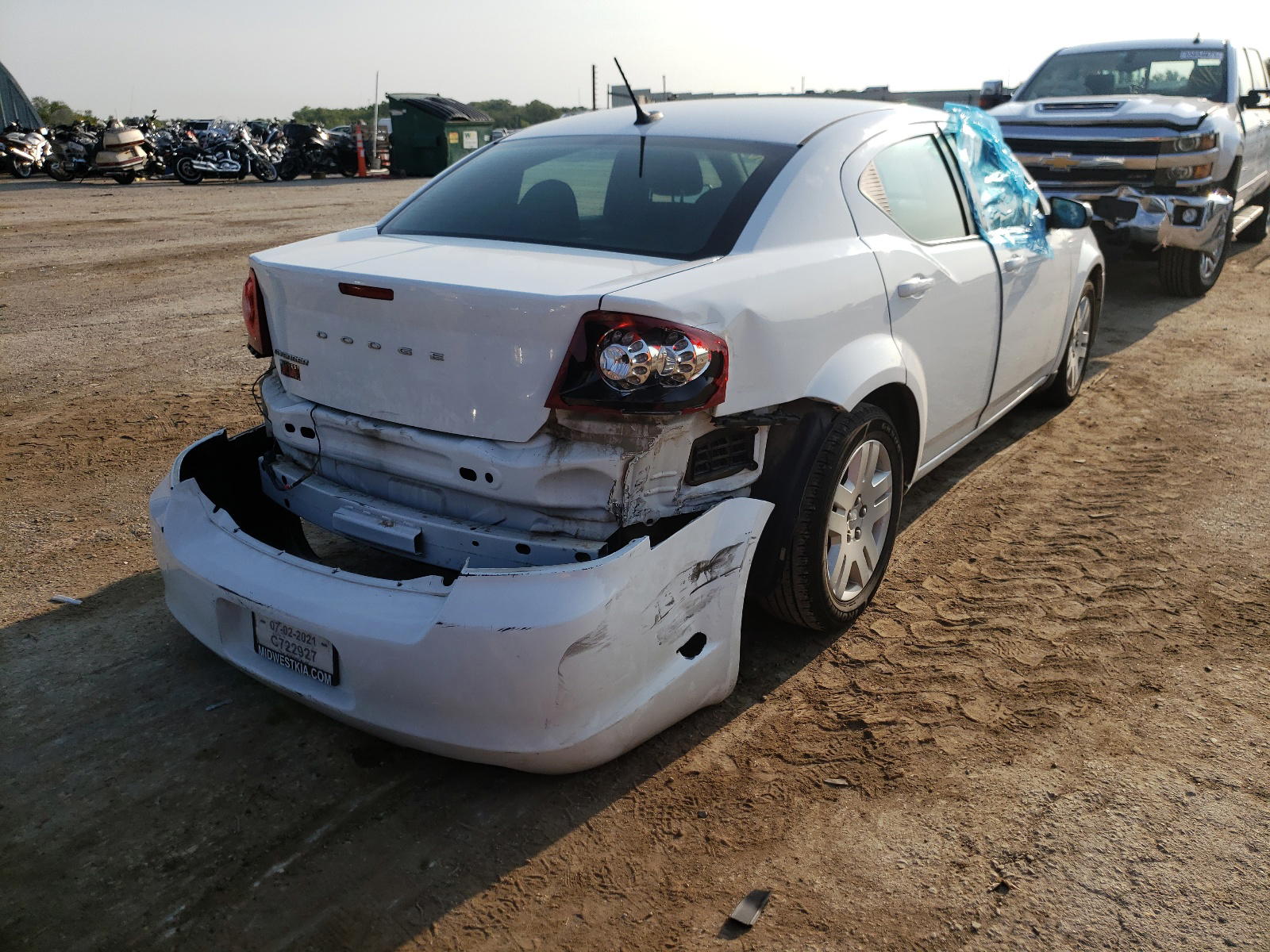 Photo 4 from auction – 2014 DODGE AVENGER SE with VIN 1C3CDZABXEN175389