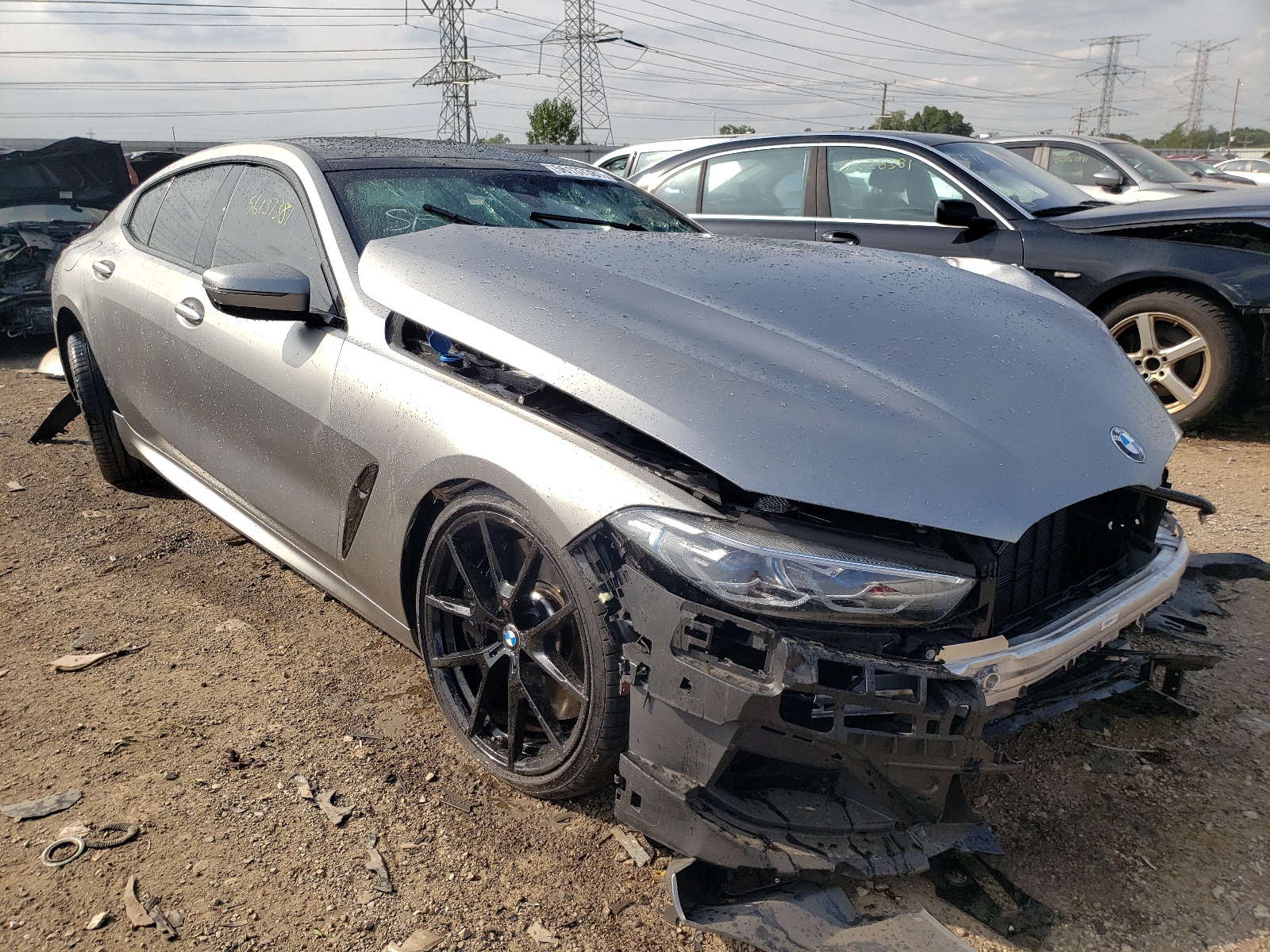 BMW M850XI 2021 with VIN WBAGV8C08MCF72450 - Photo from auction