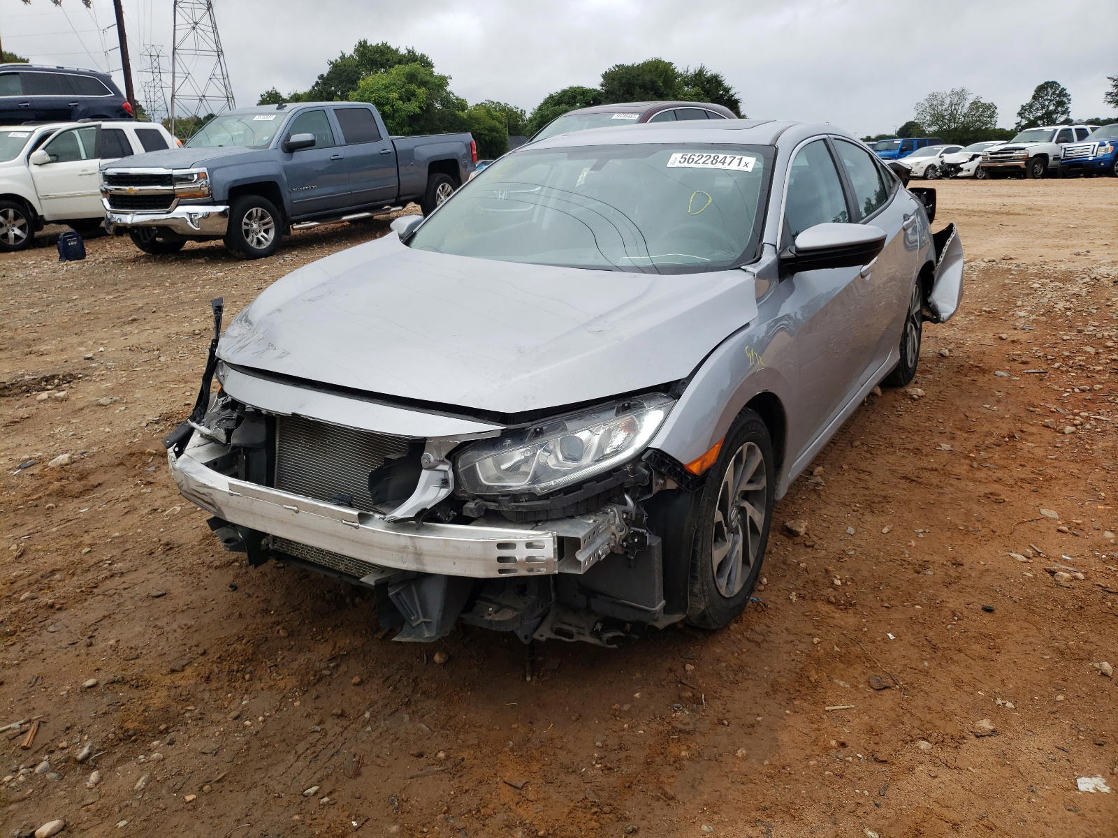 Photo 2 from auction – 2018 HONDA CIVIC EX with VIN 2HGFC2F76JH560539
