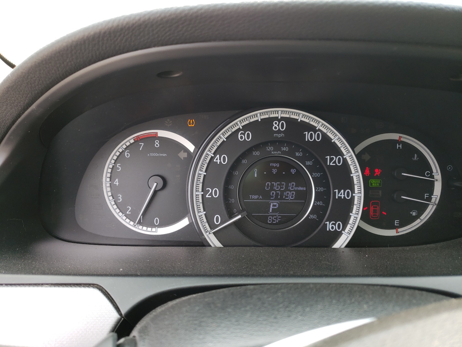 Photo 8 from auction – 2015 HONDA ACCORD LX with VIN 1HGCR2F38FA143072