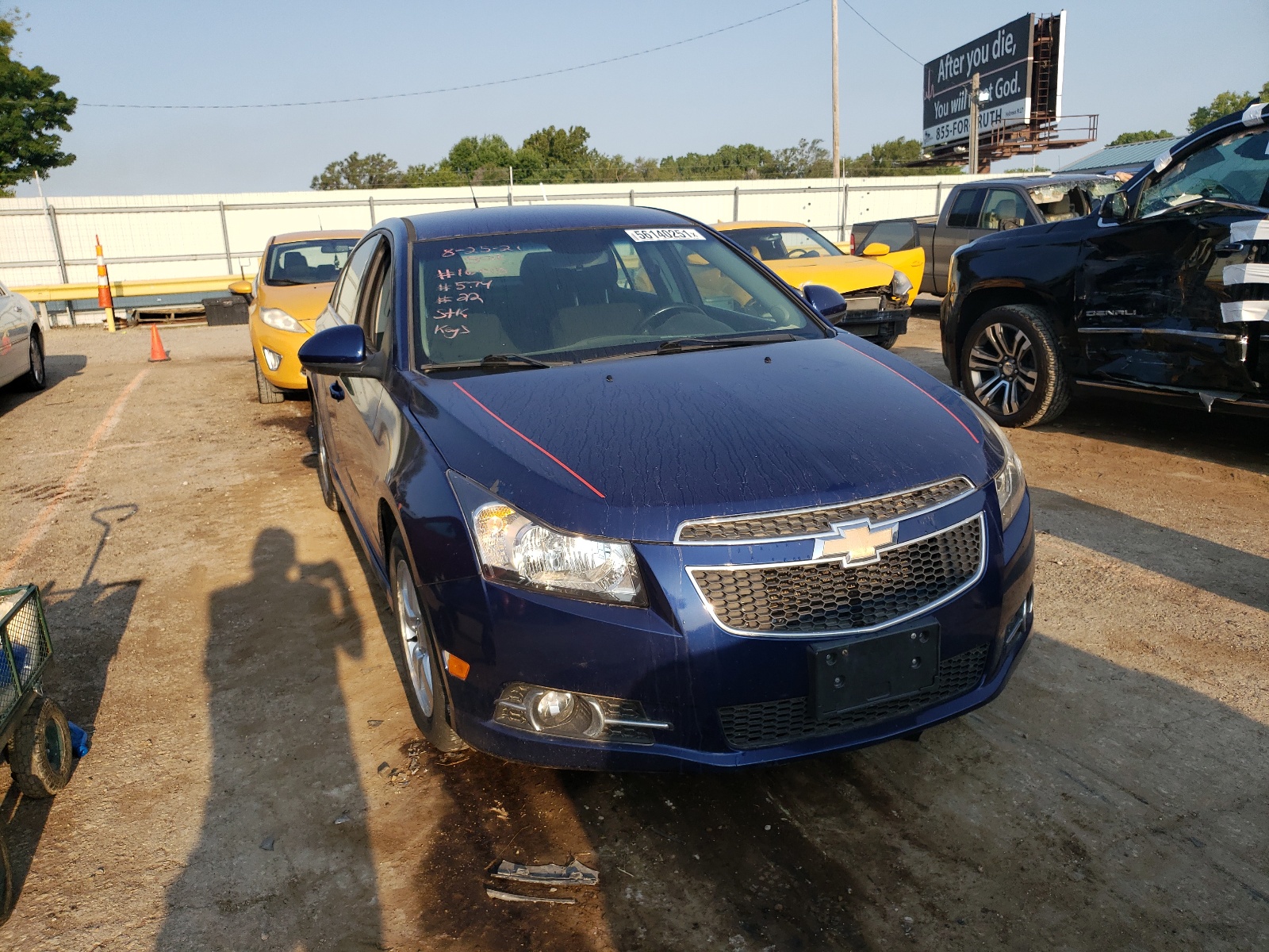 Photo 1 from auction – 2012 CHEVROLET CRUZE LT with VIN 1G1PL5SC5C7124618