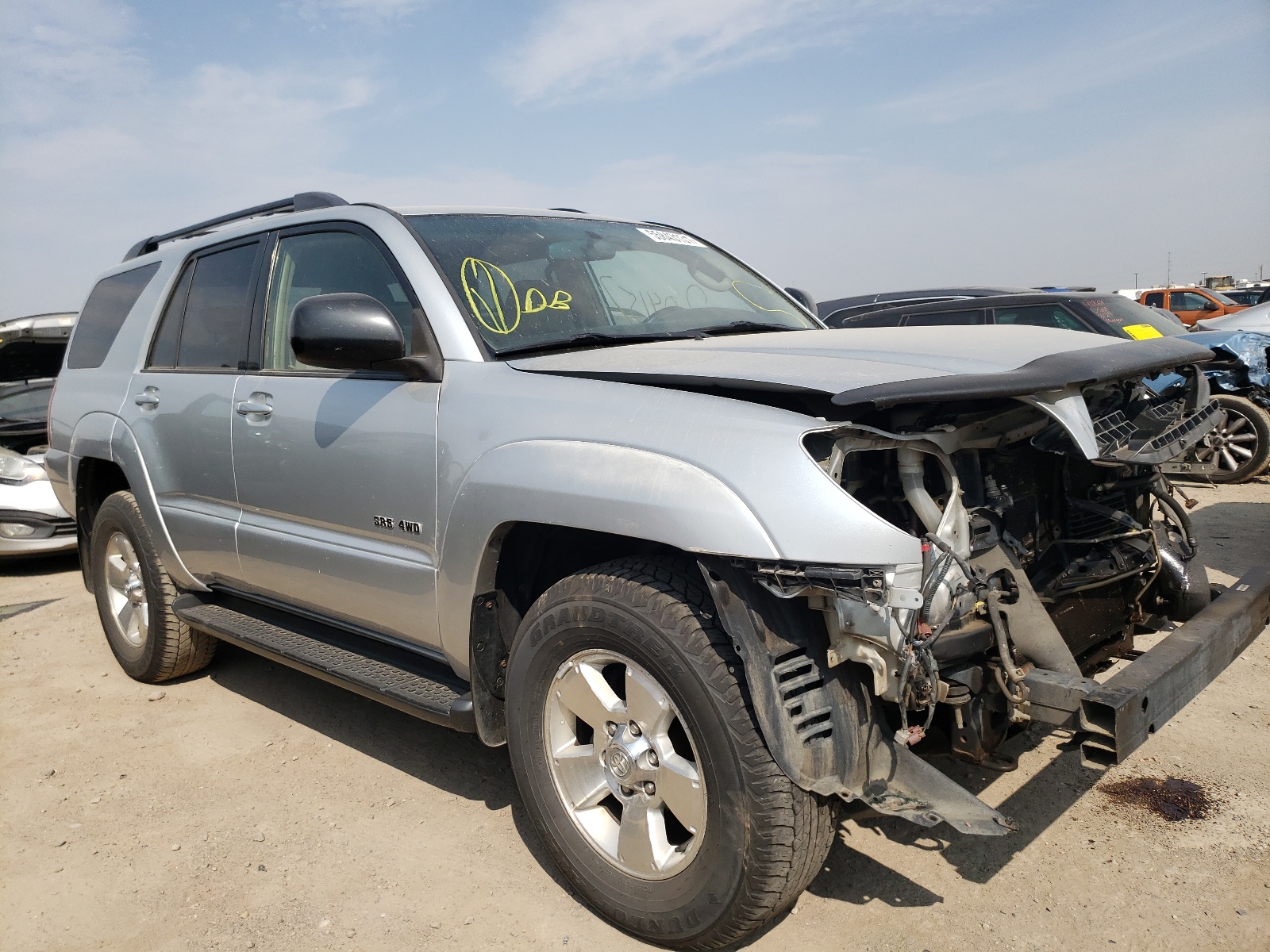 TOYOTA 4RUNNER SR 2003 with VIN JTEBT14R138004882 - Photo from auction