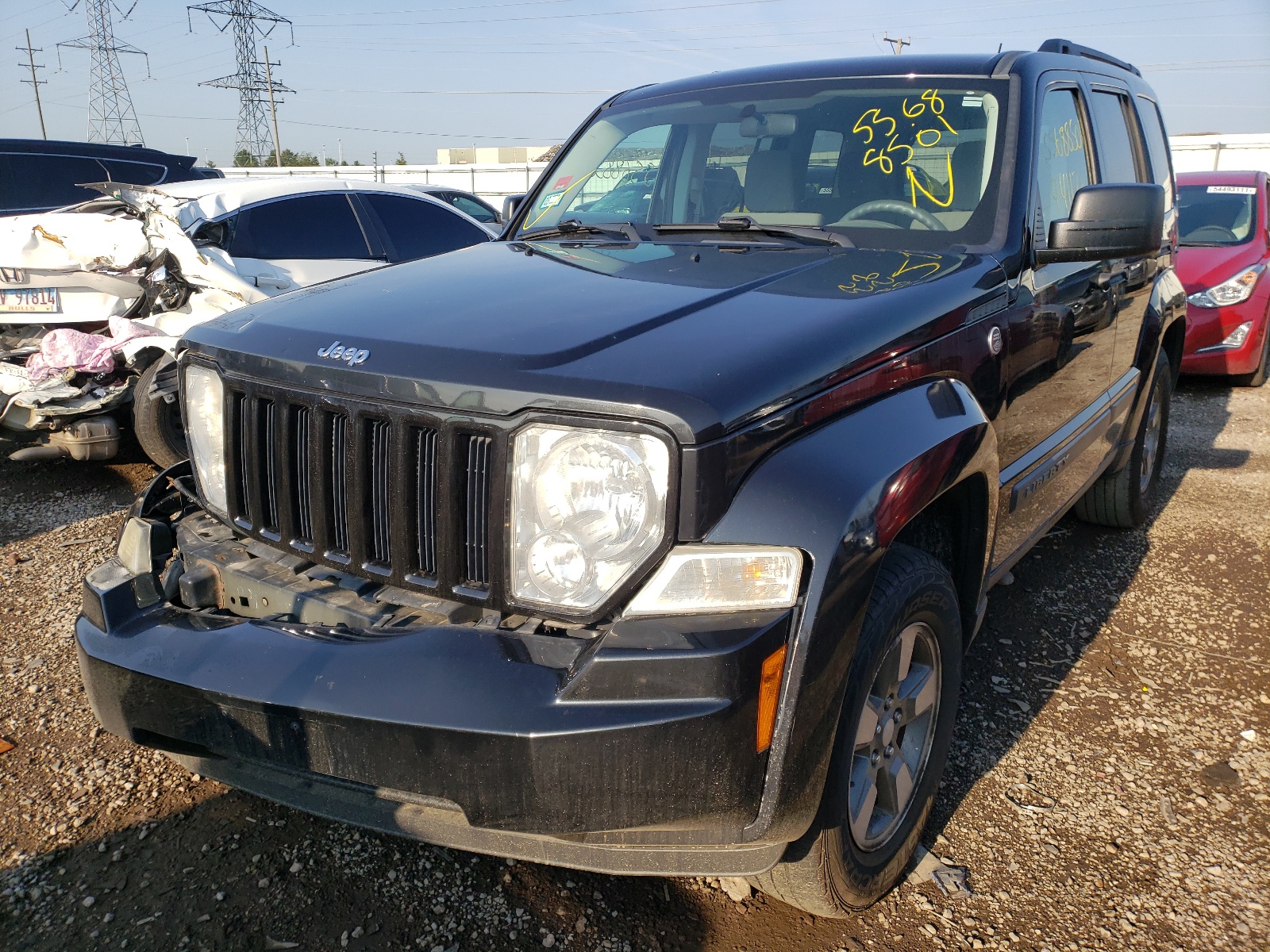 Photo 2 from auction – 2008 JEEP LIBERTY SP with VIN 1J8GN28K98W170277