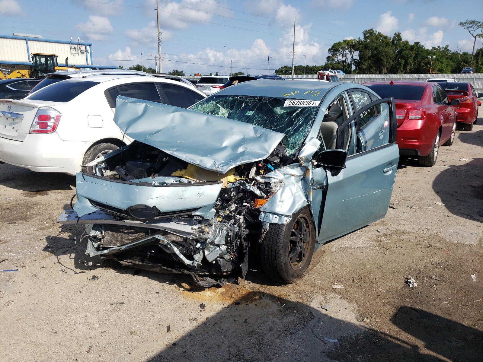 Photo 2 from auction – 2013 TOYOTA PRIUS with VIN JTDKN3DU8D5591194
