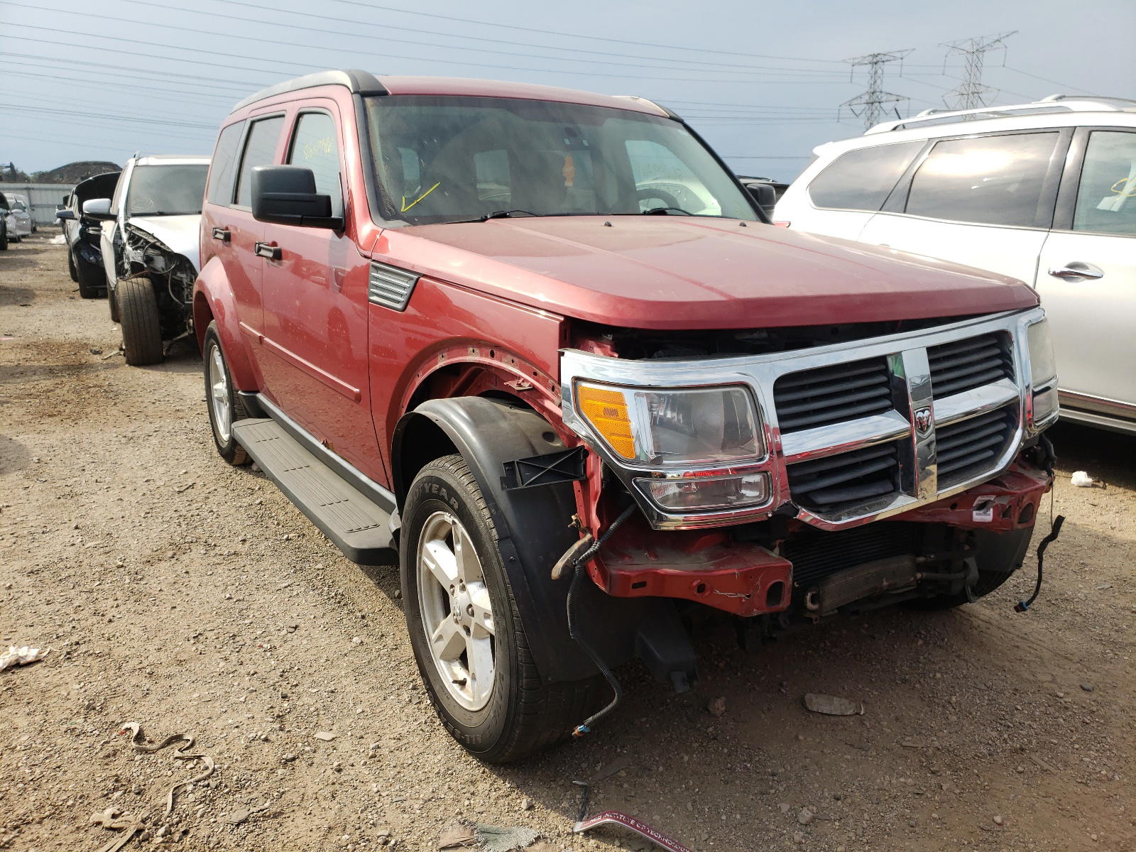 DODGE NITRO 2007 with VIN 1D8GU28K07W726695 - Photo from auction