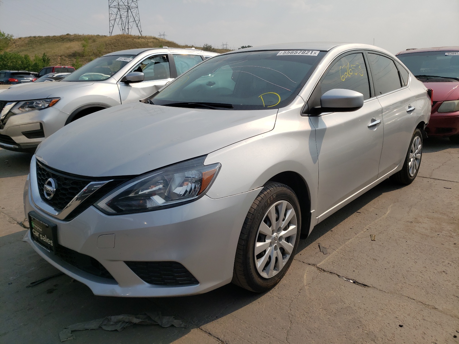 Photo 2 from auction – 2018 NISSAN SENTRA S with VIN 3N1AB7AP7JY339996