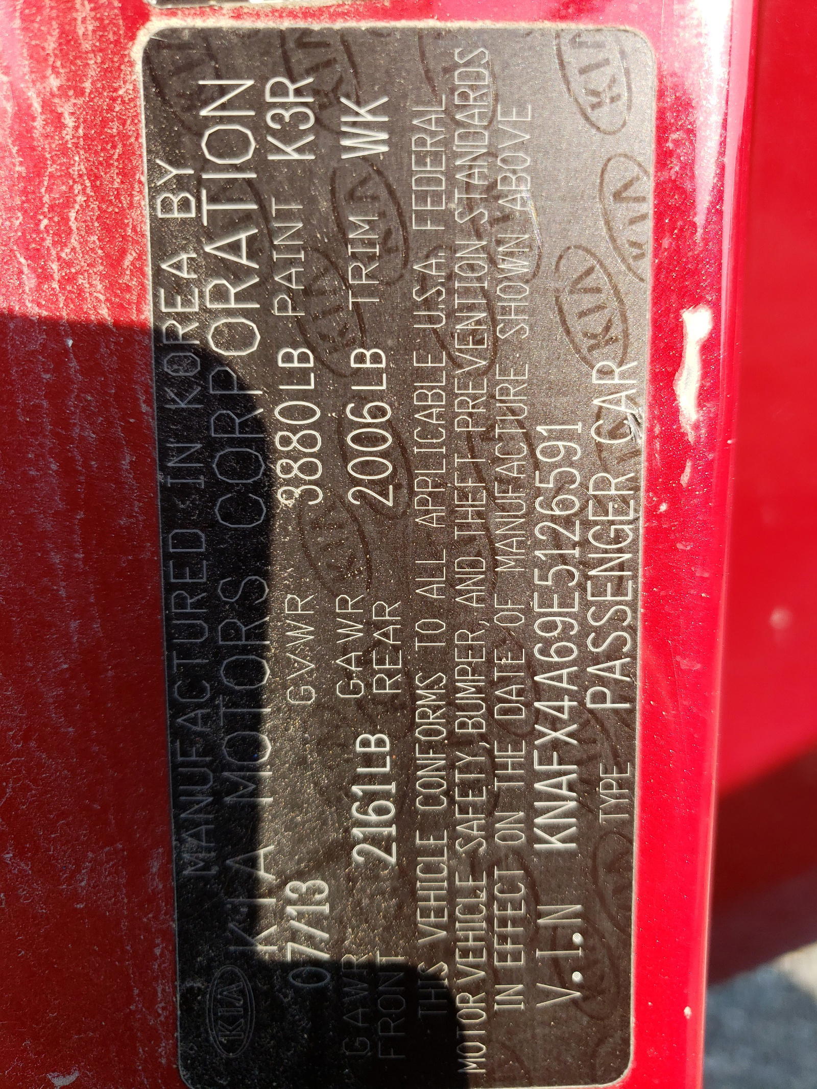 Photo 10 from auction – 2014 KIA FORTE LX with VIN KNAFX4A69E5126591