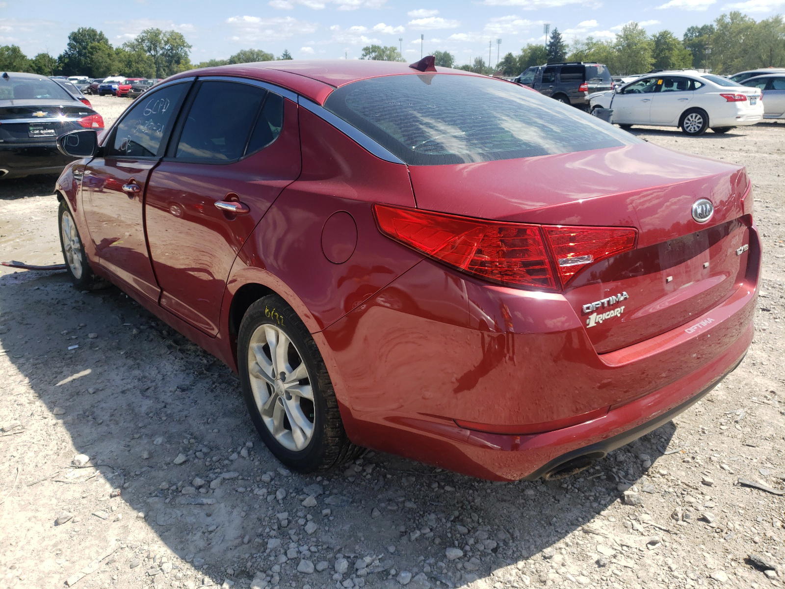 Photo 3 from auction – 2012 KIA OPTIMA EX with VIN 5XXGN4A7XCG007639