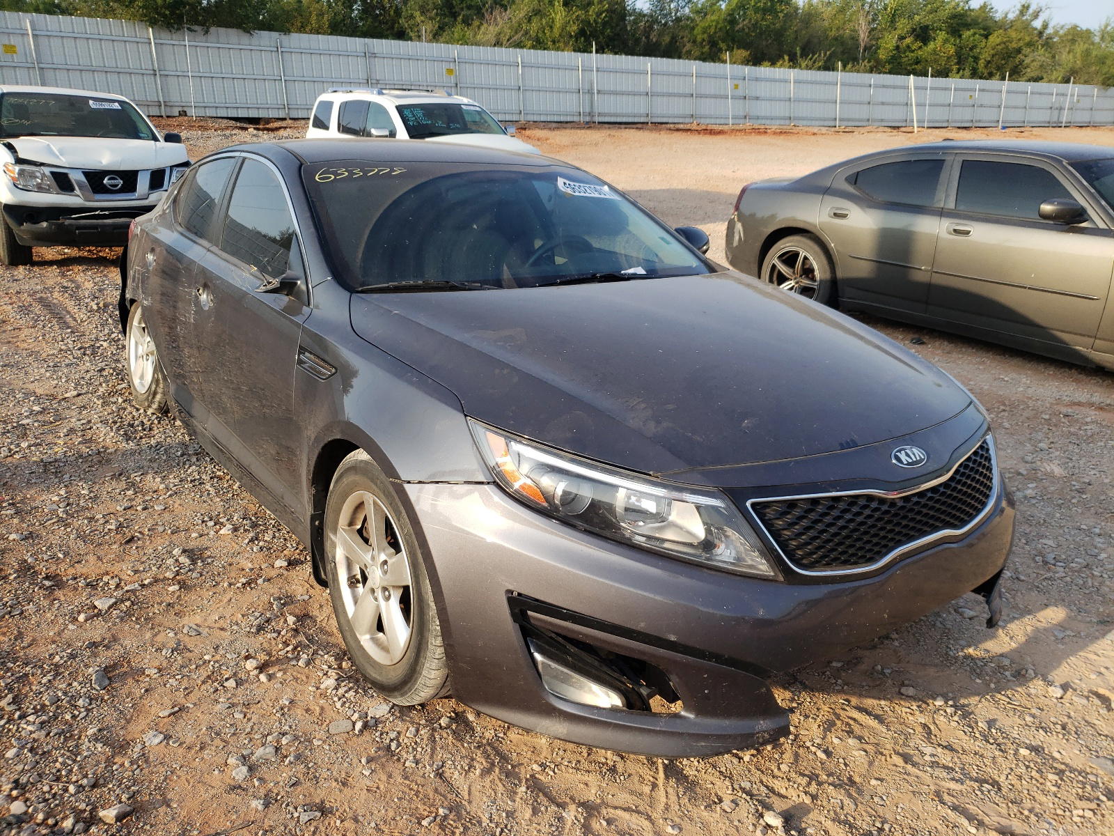 KIA OPTIMA LX 2015 with VIN KNAGM4A78F5633778 - Photo from auction