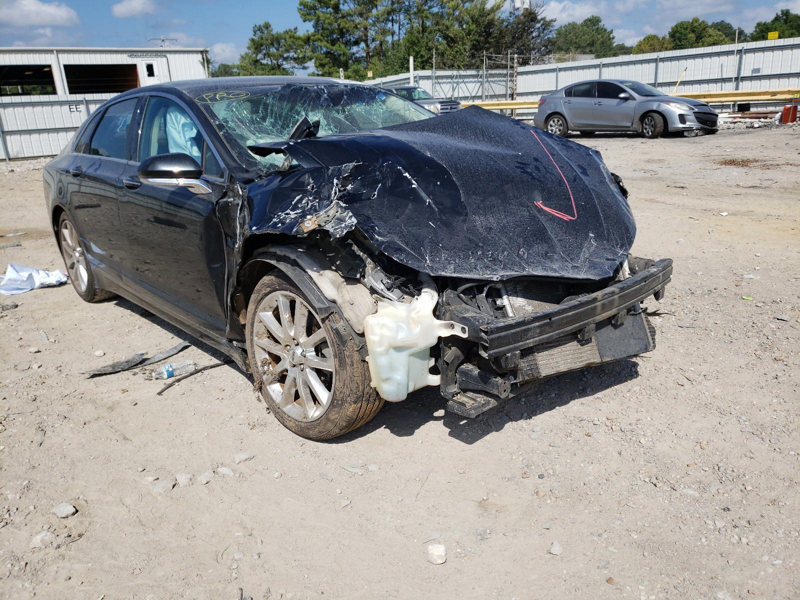 LINCOLN MKZ 2013 with VIN 3LN6L2G94DR822044 - Photo from auction
