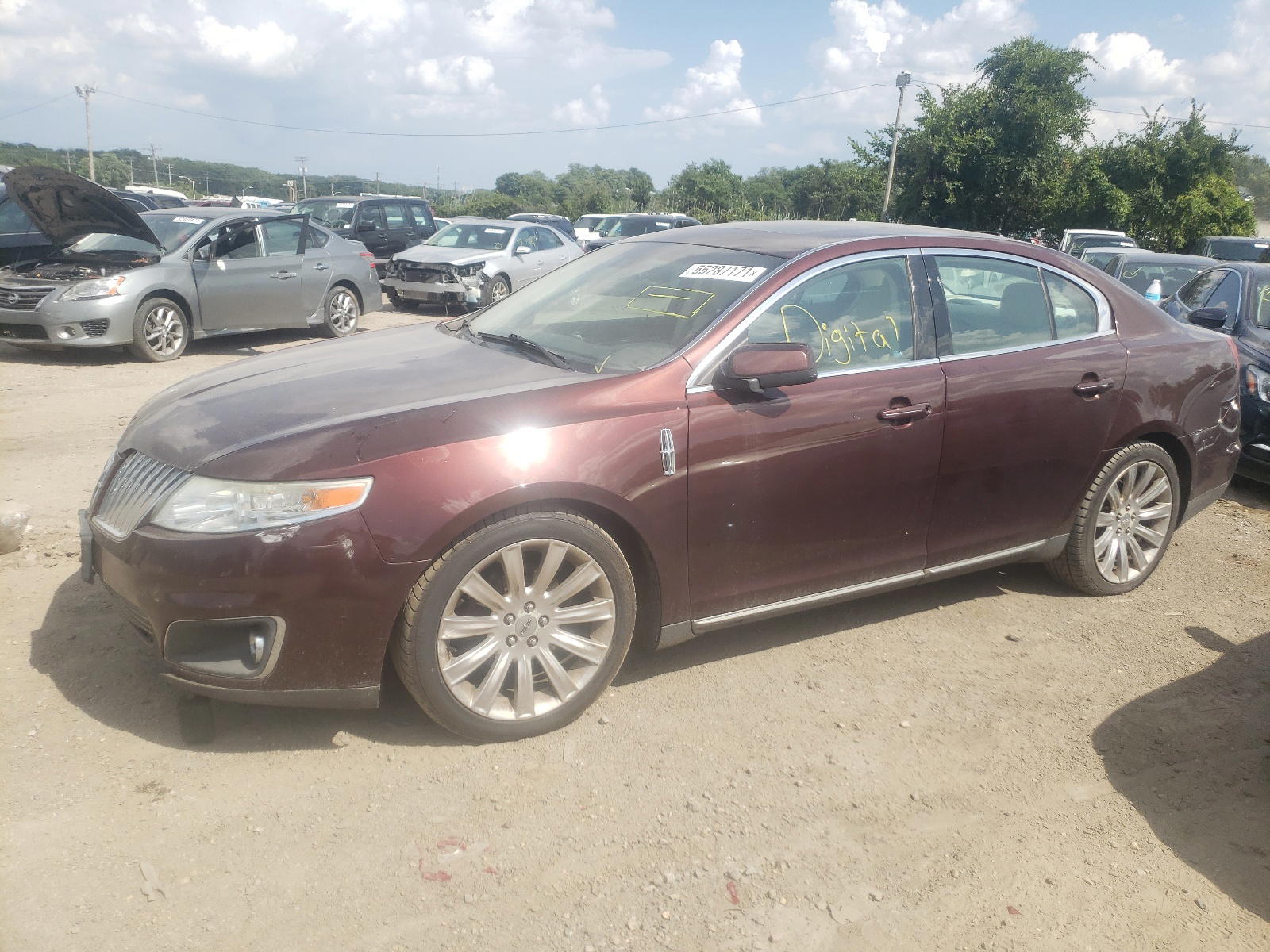 Photo 2 from auction – 2012 LINCOLN MKS with VIN 1LNHL9DR6CG807346