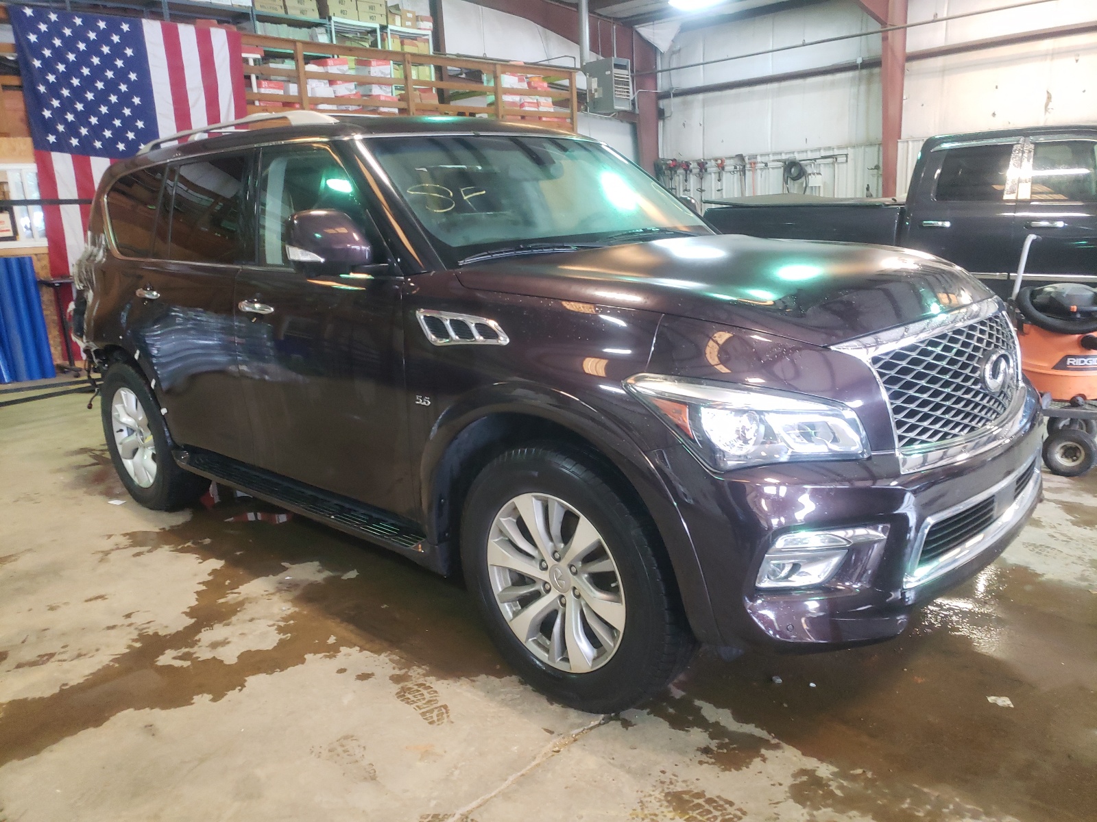 Photo 1 from auction – 2015 INFINITI QX80 with VIN JN8AZ2NE2F9080274