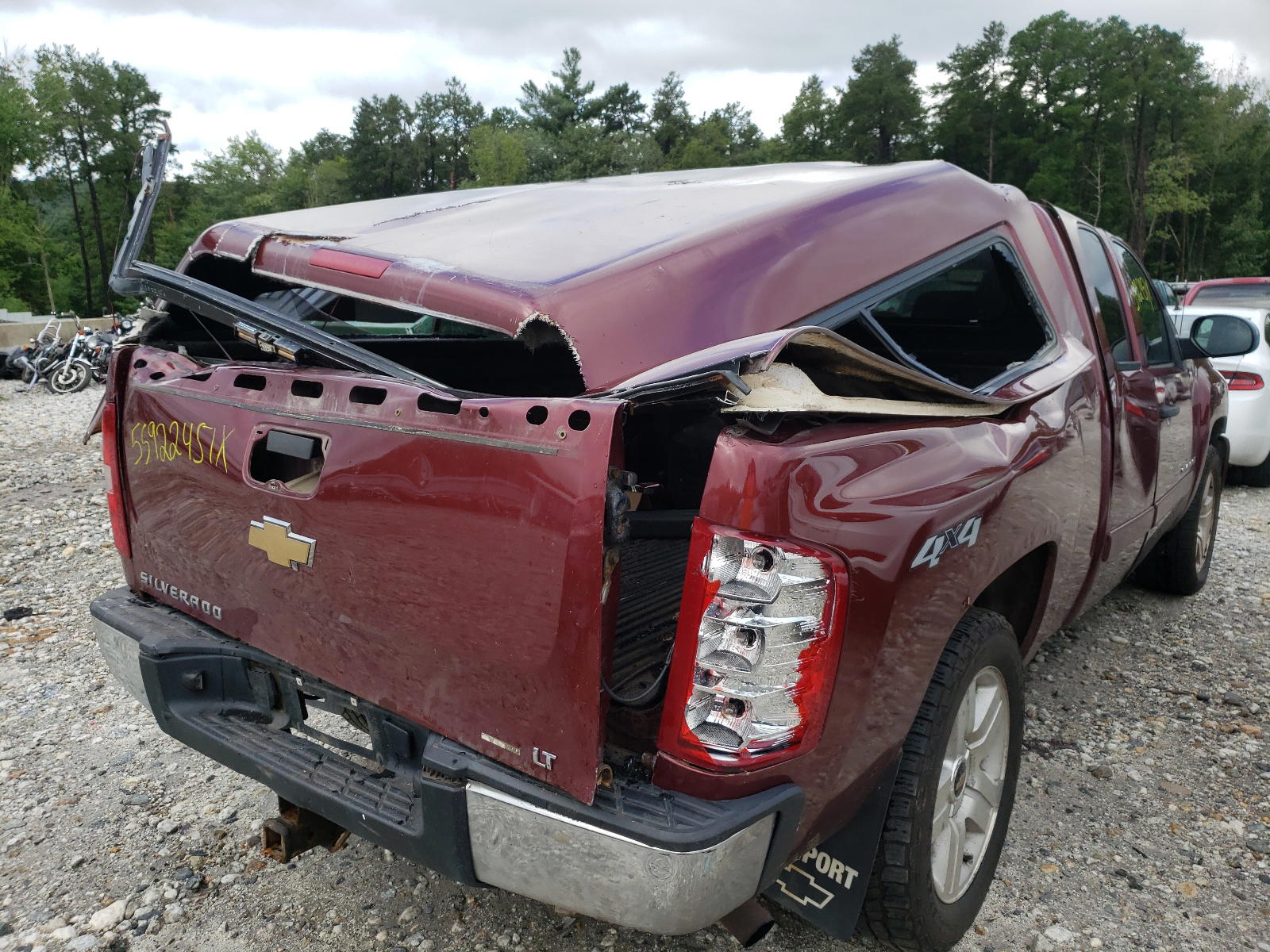 Photo 9 from auction – 2008 CHEVROLET SILVERADO with VIN 2GCEK19JX81287364