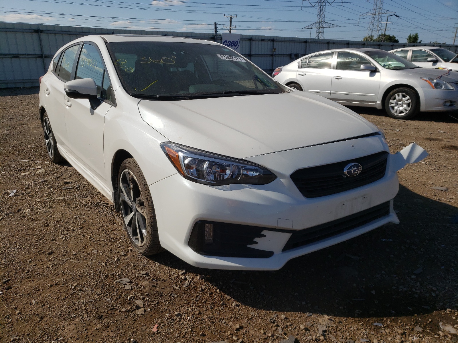 SUBARU IMPREZA SP 2020 with VIN 4S3GTAM63L3708644 - Photo from auction