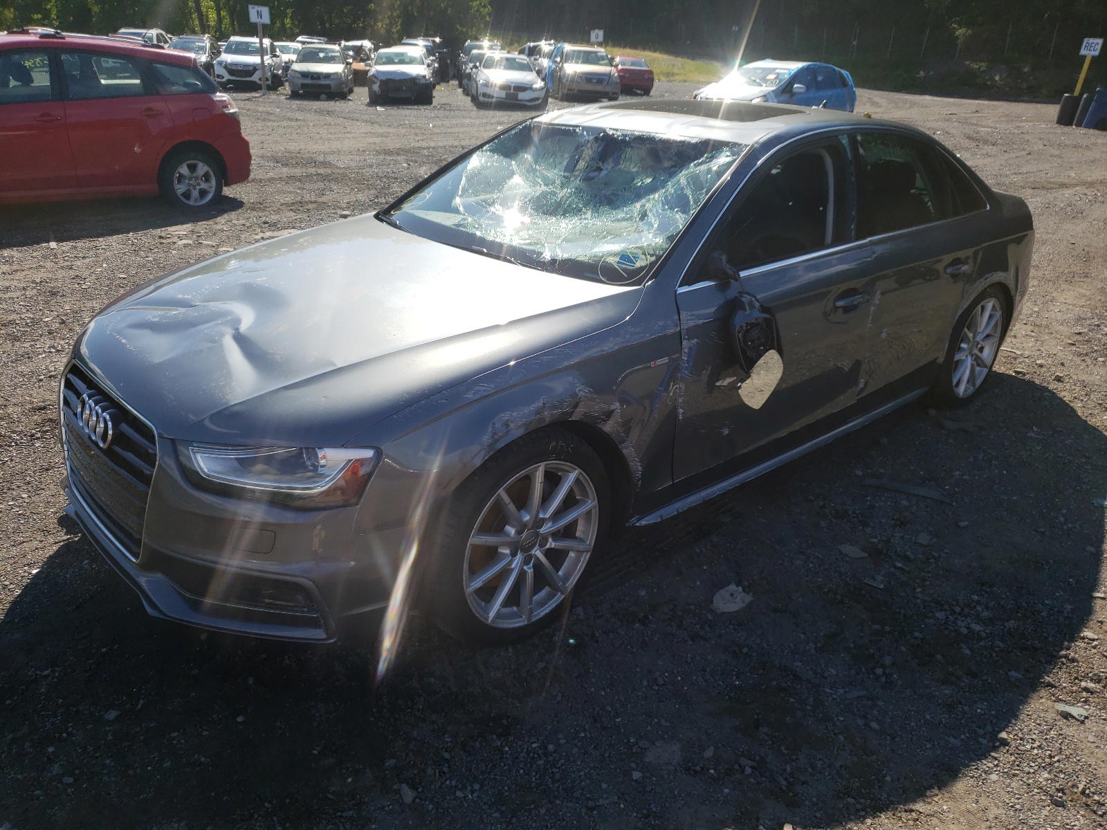 Photo 2 from auction – 2015 AUDI A4 PREMIUM with VIN WAUBFAFL4FN025183