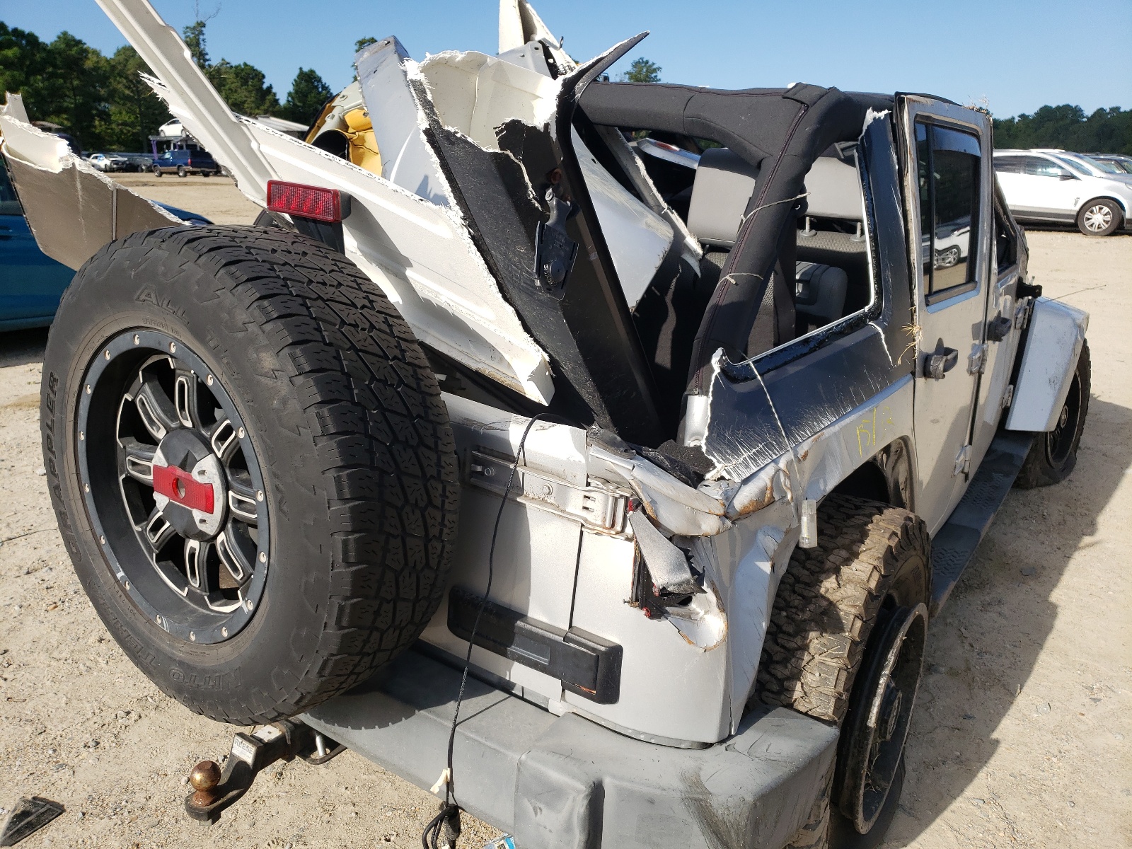 Photo 4 from auction – 2007 JEEP WRANGLER S with VIN 1J4GA59147L114624