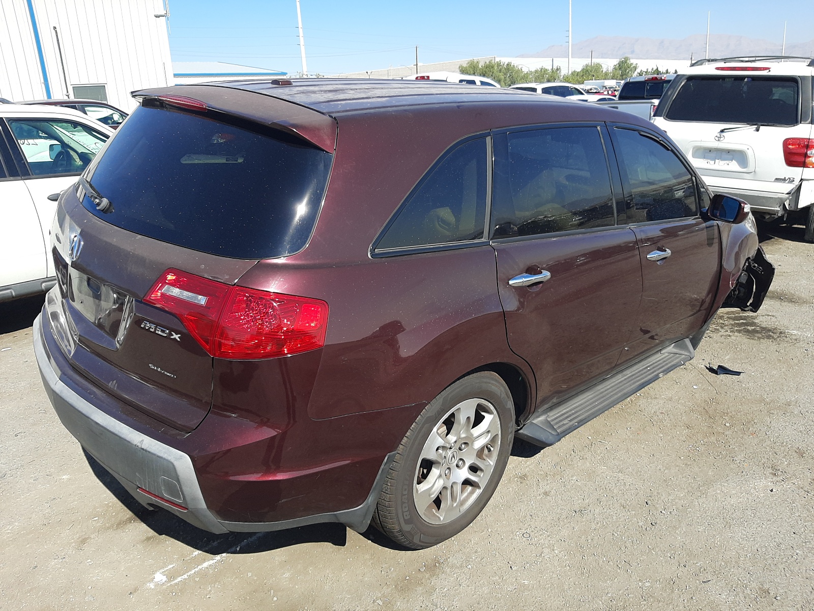 Photo 17 from auction – 2007 ACURA MDX with VIN 2HNYD28277H521192