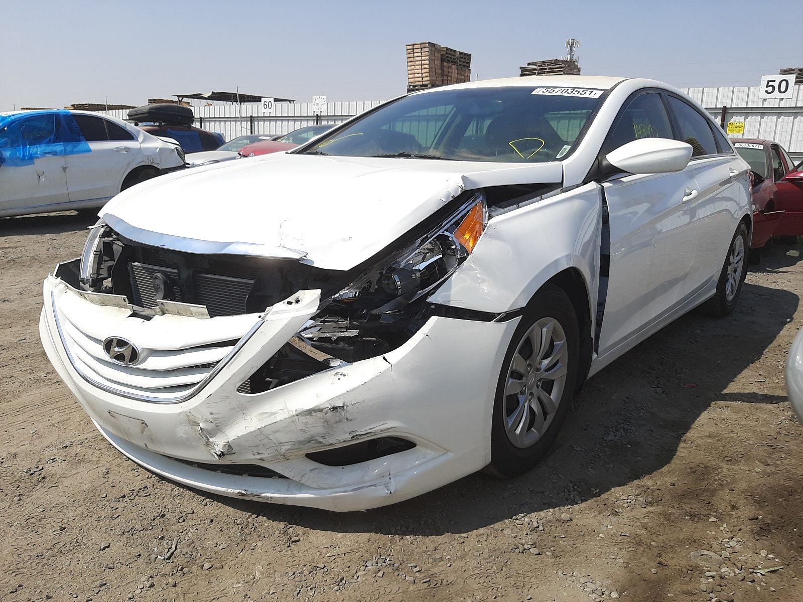 Photo 2 from auction – 2013 HYUNDAI SONATA GLS with VIN 5NPEB4AC7DH608705