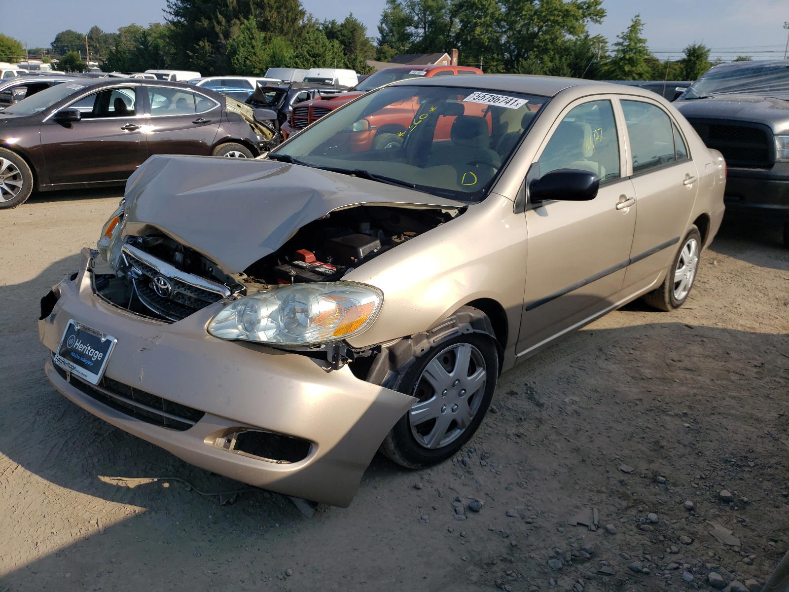 Photo 2 from auction – 2005 TOYOTA COROLLA CE with VIN 2T1BR32E05C443383