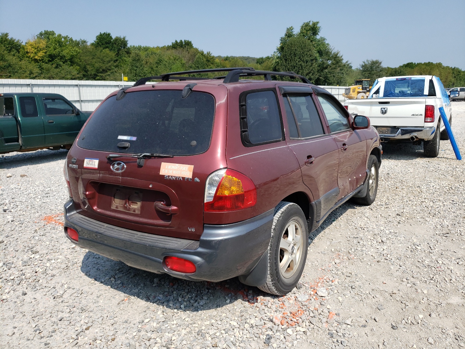 Photo 4 from auction – 2001 HYUNDAI SANTA FE G with VIN KM8SC83D41U084973