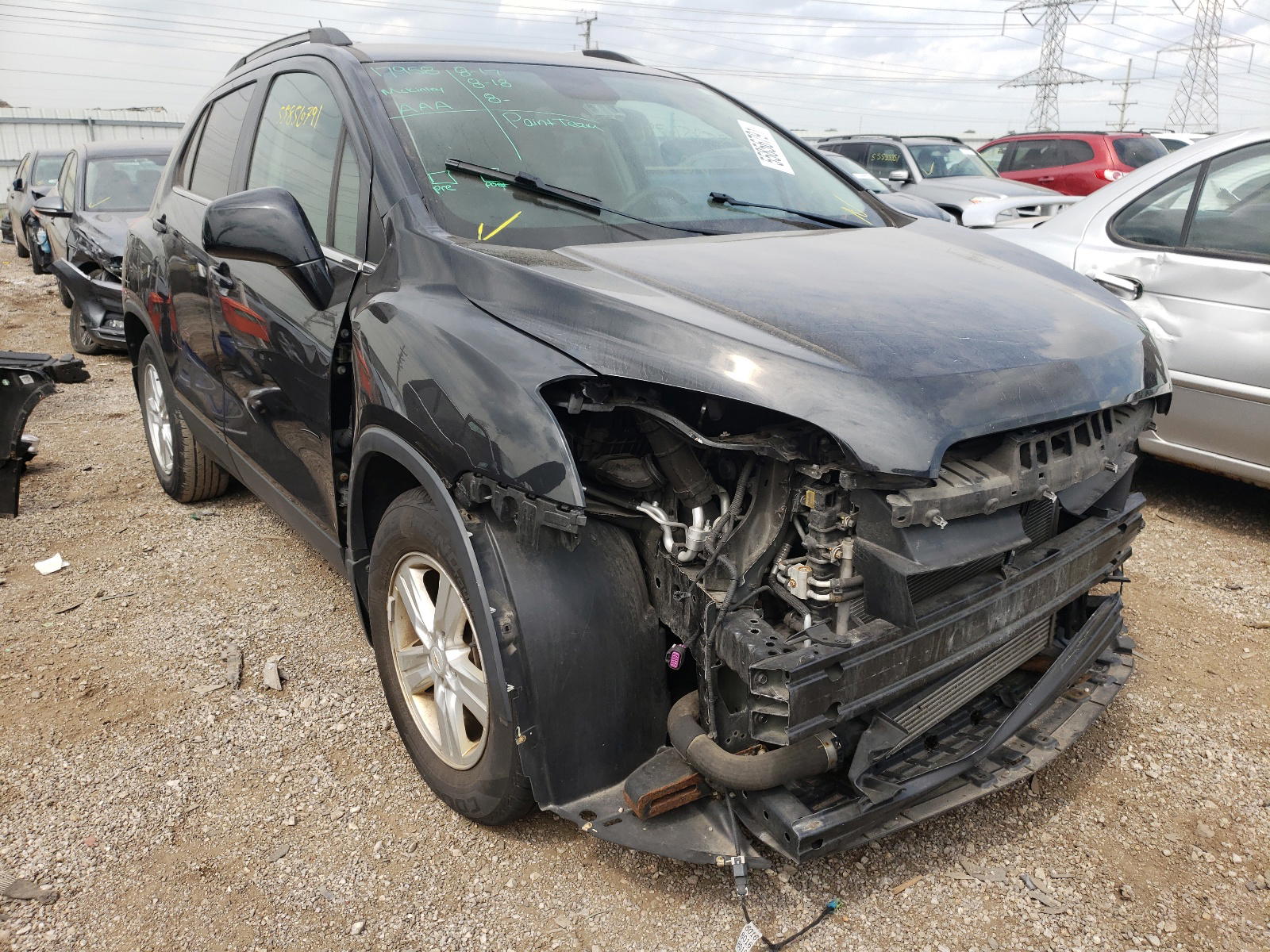 CHEVROLET TRAX 1LT 2015 with VIN KL7CJLSB2FB240932 - Photo from auction