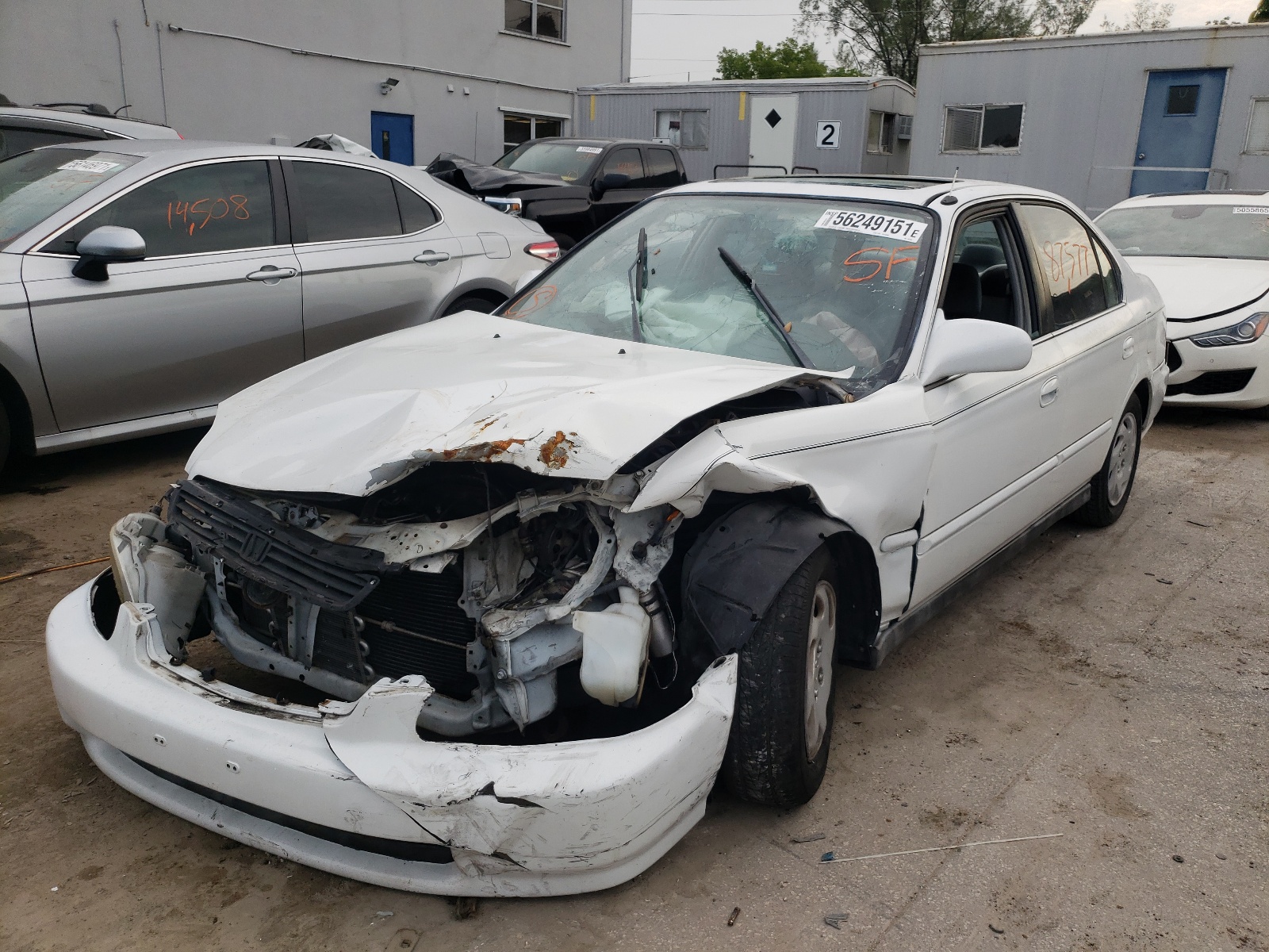 Photo 2 from auction – 1996 HONDA CIVIC EX with VIN 2HGEJ8644TH507965