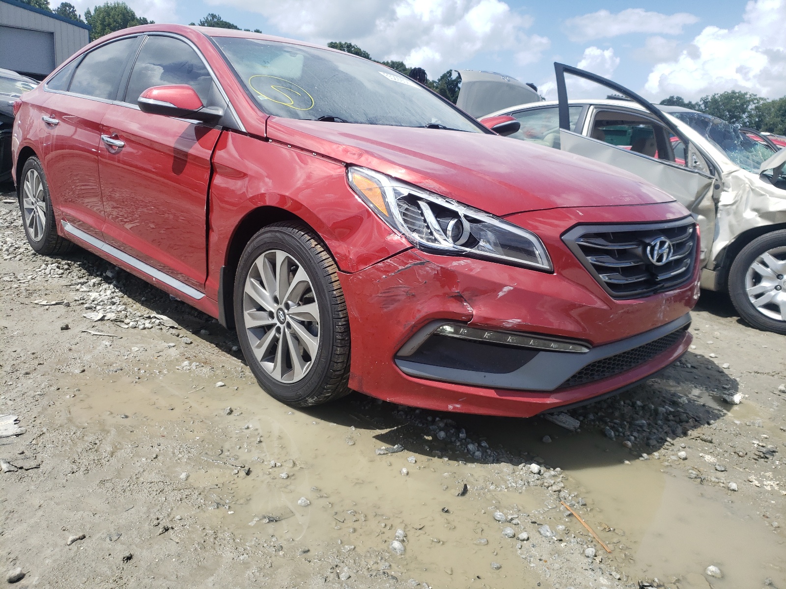 HYUNDAI SONATA SPO 2017 with VIN 5NPE34AFXHH588074 - Photo from auction