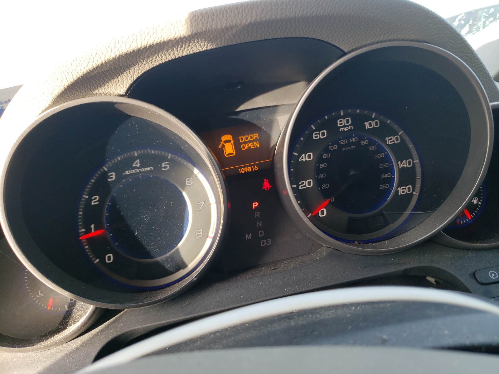 Photo 8 from auction – 2008 ACURA MDX TECHNO with VIN 2HNYD28338H534032