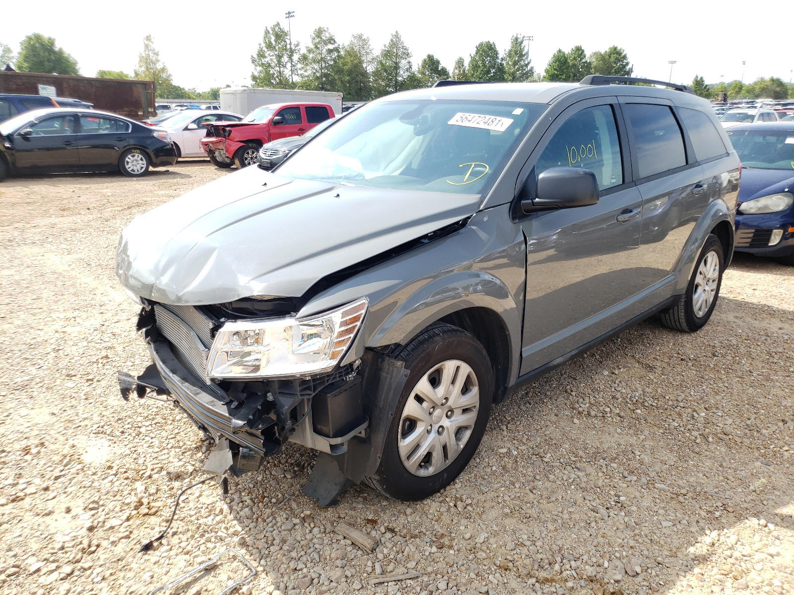 Photo 2 from auction – 2019 DODGE JOURNEY SE with VIN 3C4PDCAB9KT873367