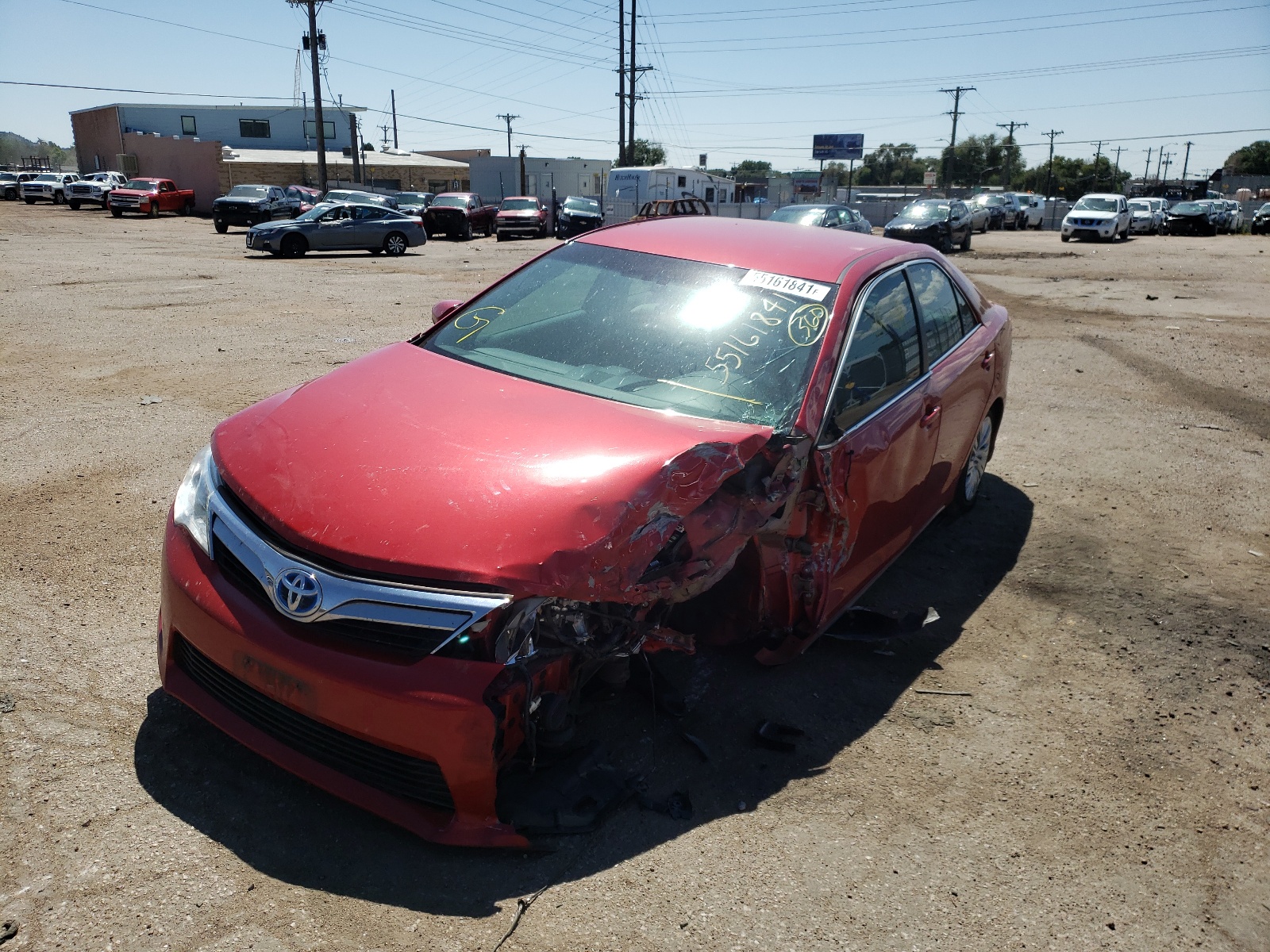 Photo 2 from auction – 2012 TOYOTA CAMRY HYBR with VIN 4T1BD1FK2CU048782