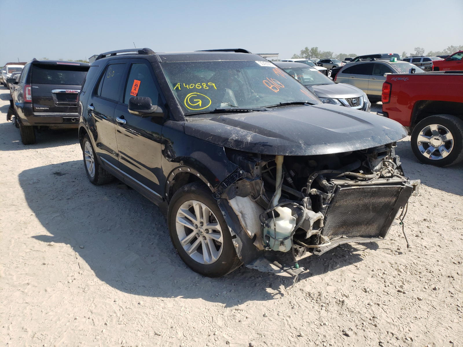 FORD EXPLORER X 2011 with VIN 1FMHK7D86BGA40689 - Photo from auction