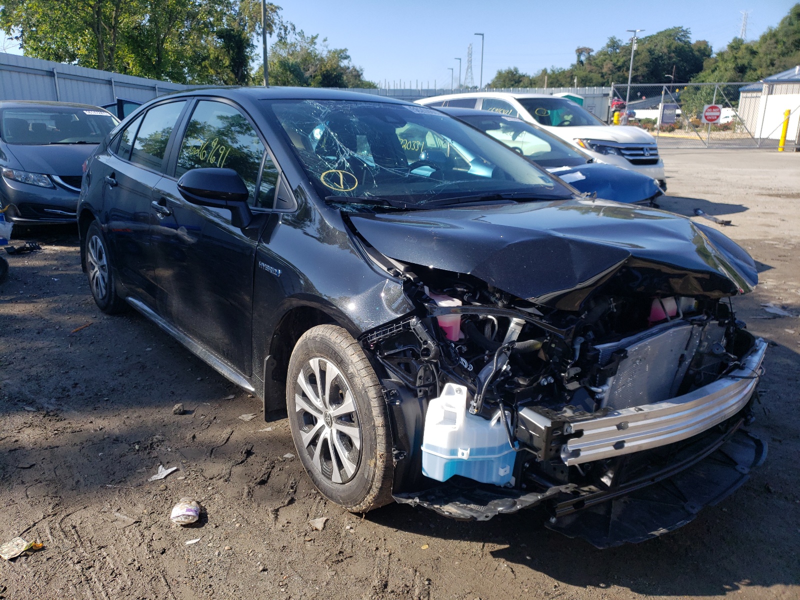 Photo 1 from auction – 2021 TOYOTA COROLLA LE with VIN JTDEAMDE4MJ029338