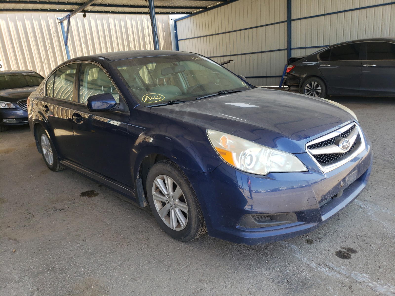 SUBARU LEGACY 2.5 2011 with VIN 4S3BMBF62B3218415 - Photo from auction