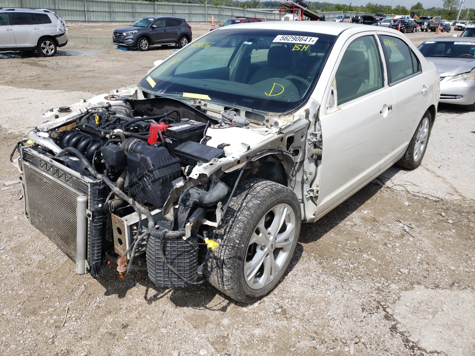 Photo 2 from auction – 2012 FORD FUSION SE with VIN 3FAHP0HA7CR414656
