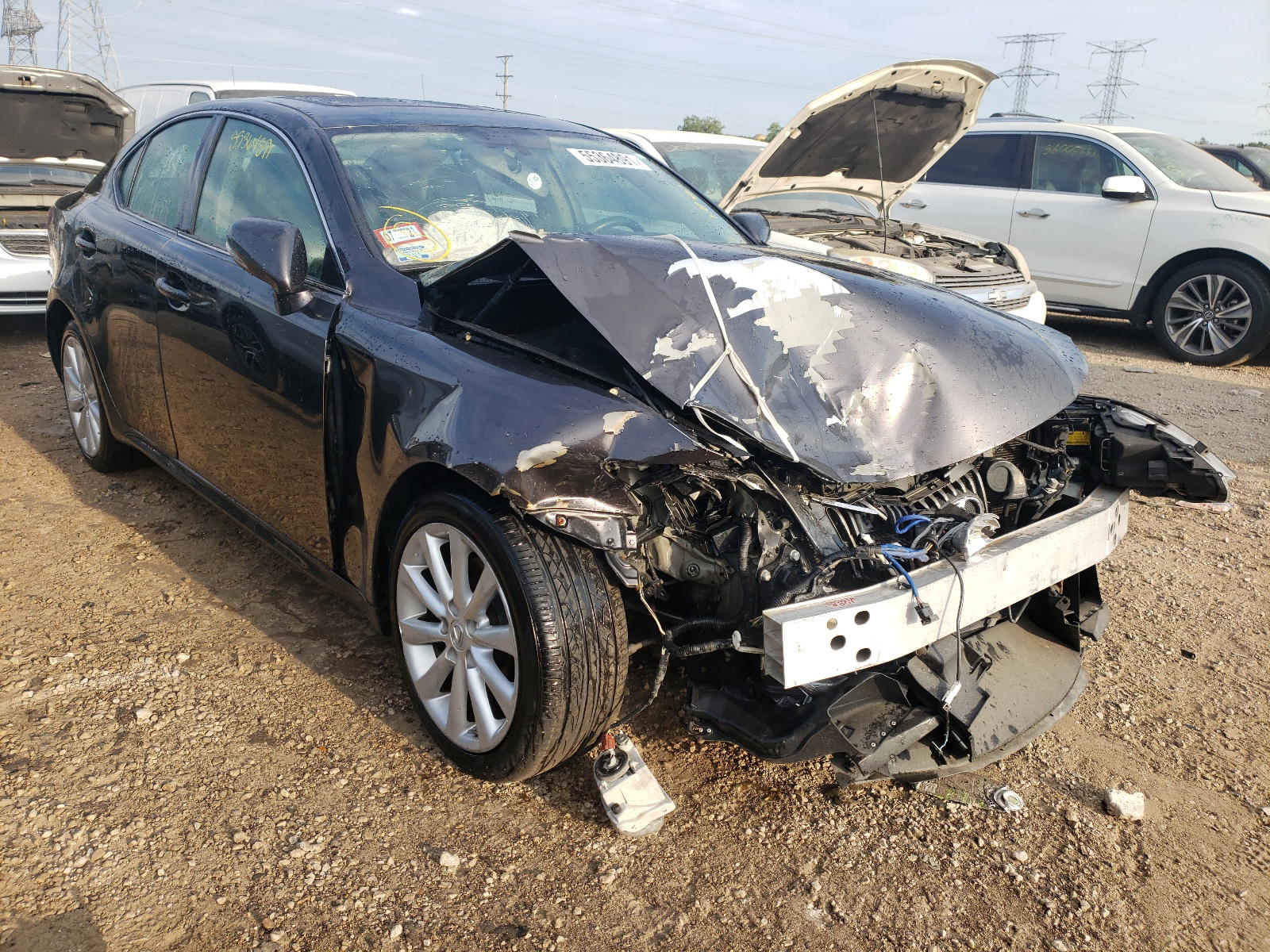 LEXUS IS 250 2010 with VIN JTHCF5C26A5039040 - Photo from auction