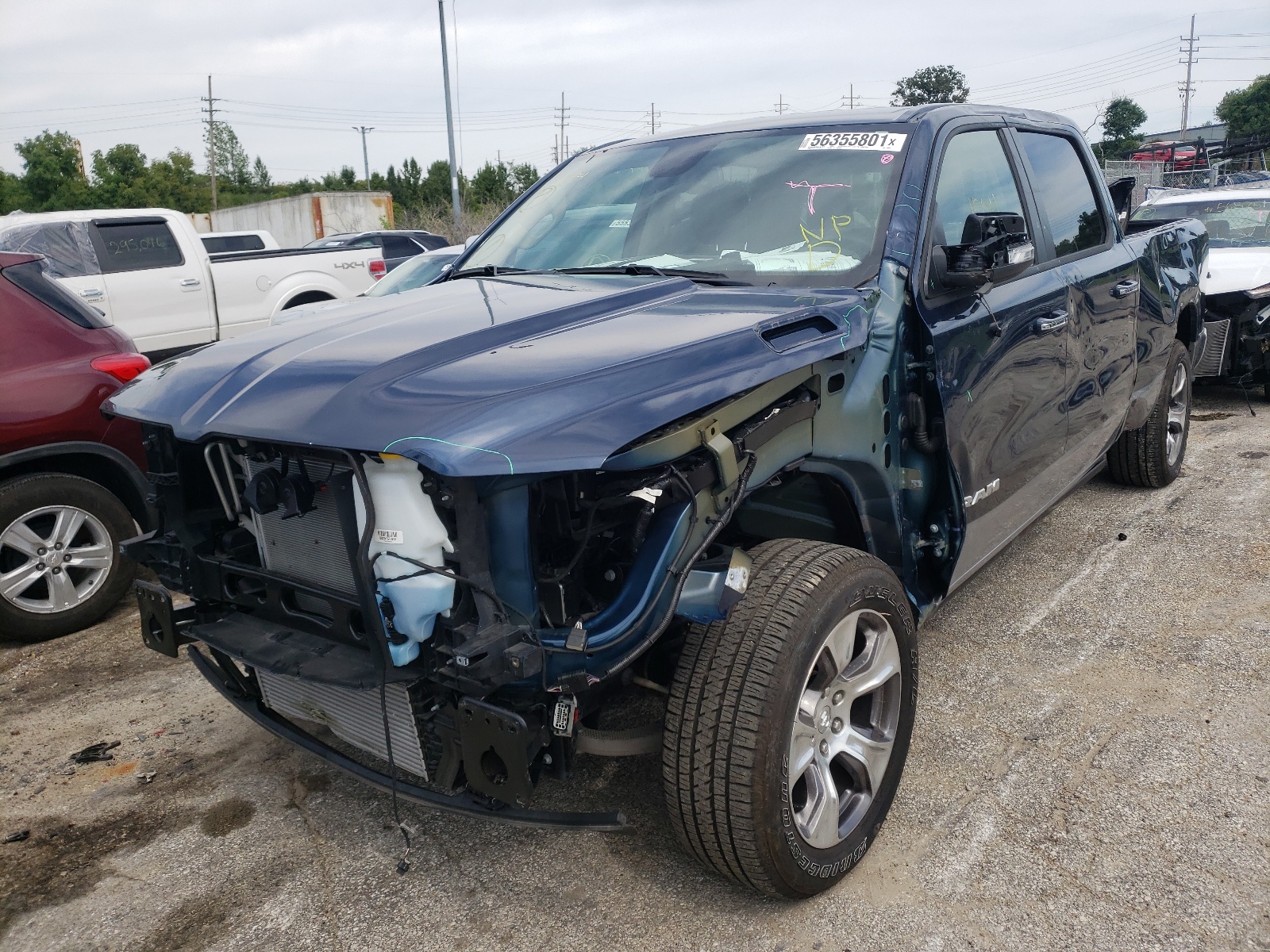 Photo 2 from auction – 2020 RAM 1500 LARAM with VIN 1C6SRFRM8LN258465