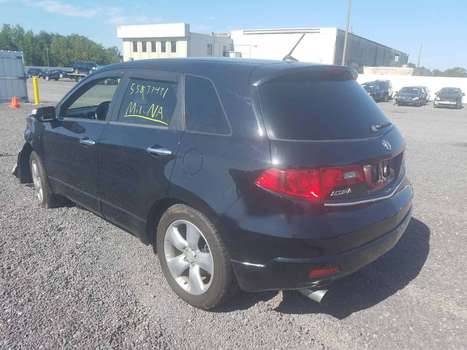 Photo 3 from auction – 2007 ACURA RDX TECHNO with VIN 5J8TB18547A021548