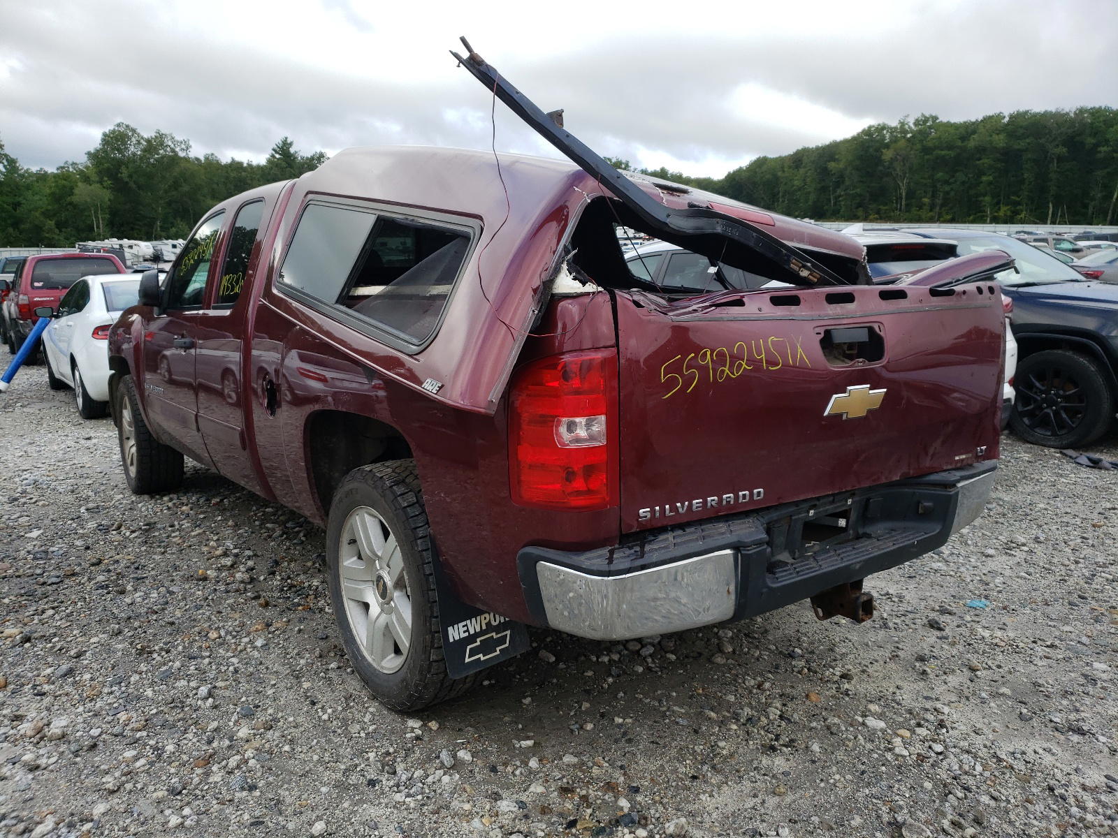 Photo 3 from auction – 2008 CHEVROLET SILVERADO with VIN 2GCEK19JX81287364
