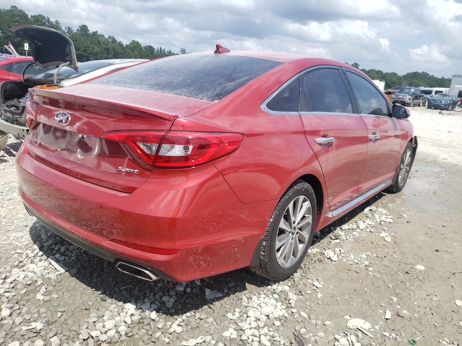 Photo 4 from auction – 2017 HYUNDAI SONATA SPO with VIN 5NPE34AFXHH588074