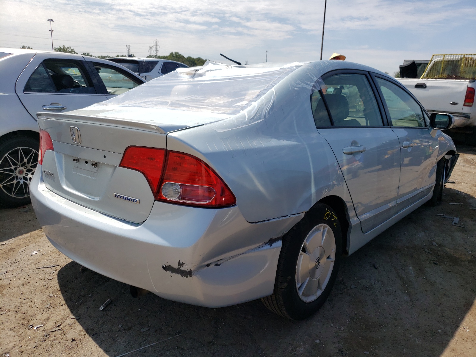 Photo 4 from auction – 2007 HONDA CIVIC HYBR with VIN JHMFA36297S023484