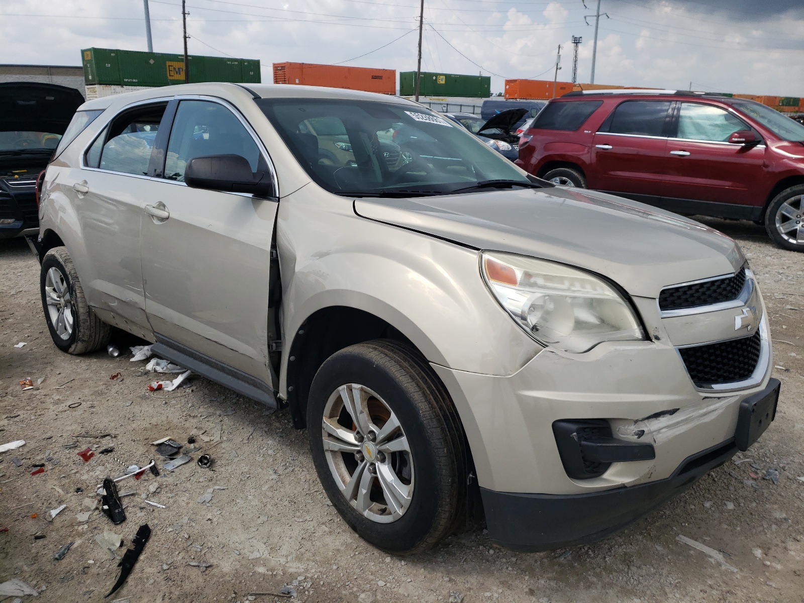 CHEVROLET EQUINOX LS 2012 with VIN 2GNALBEK4C6318448 - Photo from auction